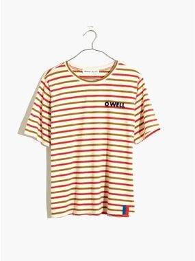 Madewell X Kule Graphic Striped Tee
